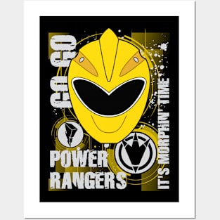 It's Morphin' Time Yellow Ranger, Dino Thunder Posters and Art